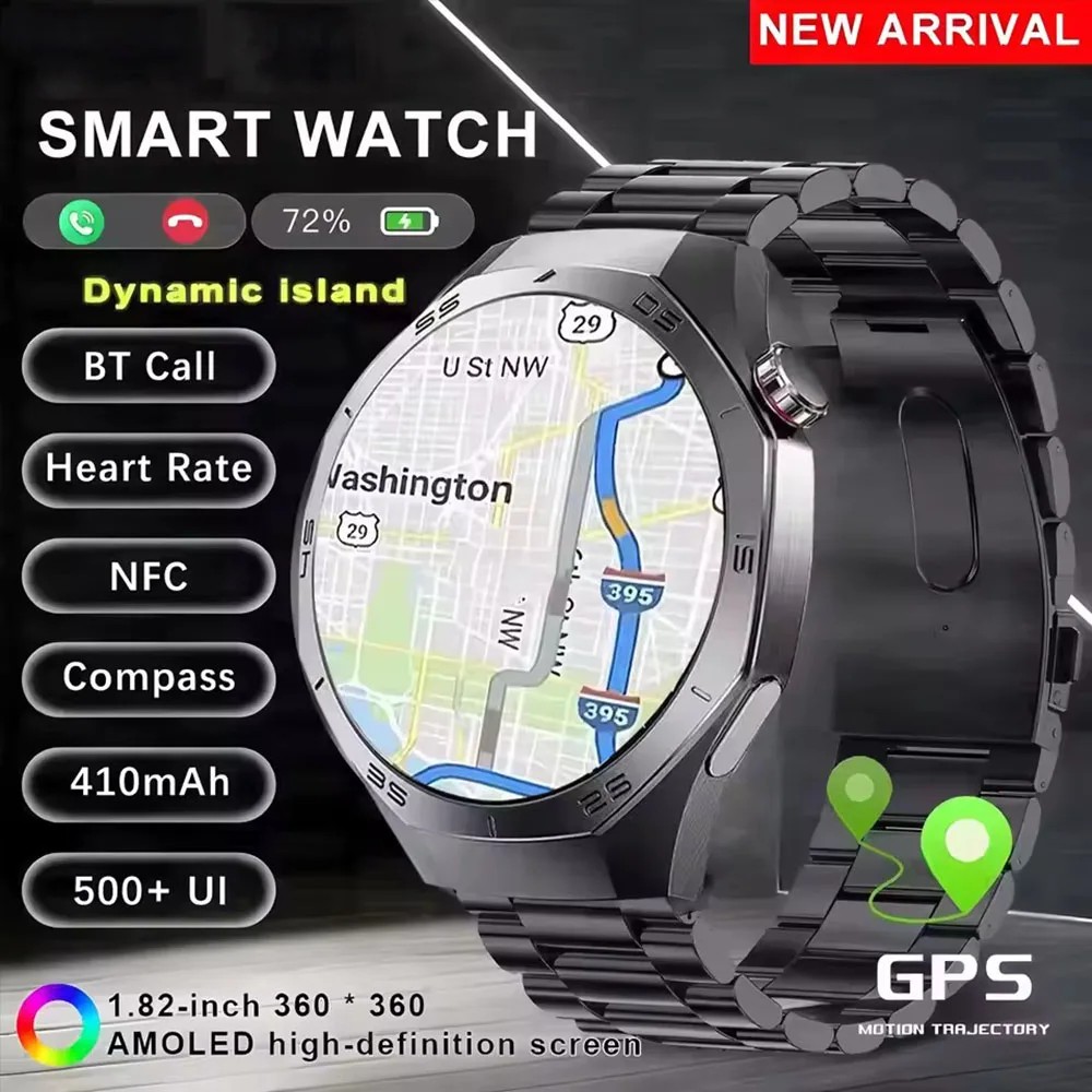  Ʈġ 2025 ǰ 1.51ġ HD ȭ 450mAh ͸ ƮϽ ƮĿ ɹڼ  GPS ƮĿ Ʈġ  IP68 